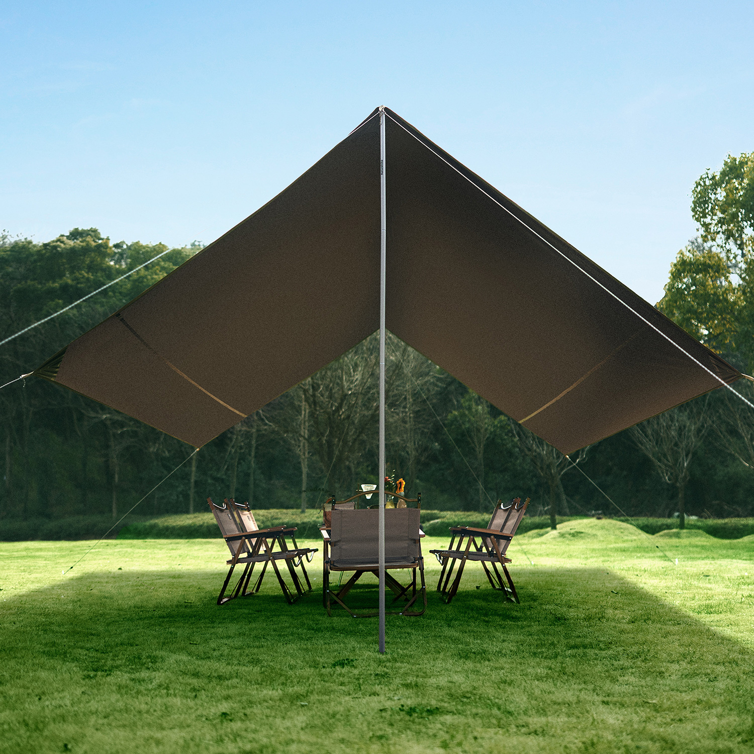 Naturehike multifunkčný prístrešok - TARP veľ. S vrátane tyčí - 3,5 kg